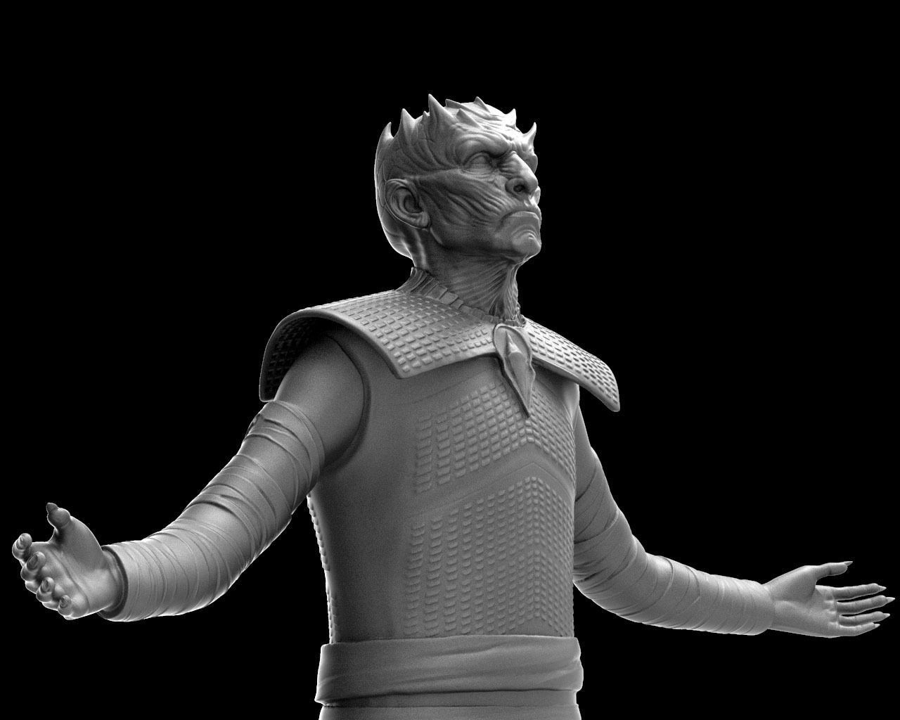 Night King Half Body - Game of Thrones 3D print model_1