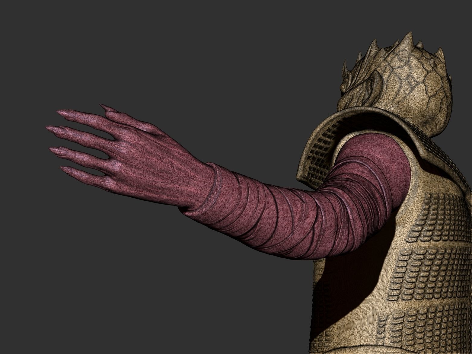 Night King Half Body - Game of Thrones 3D print model_9