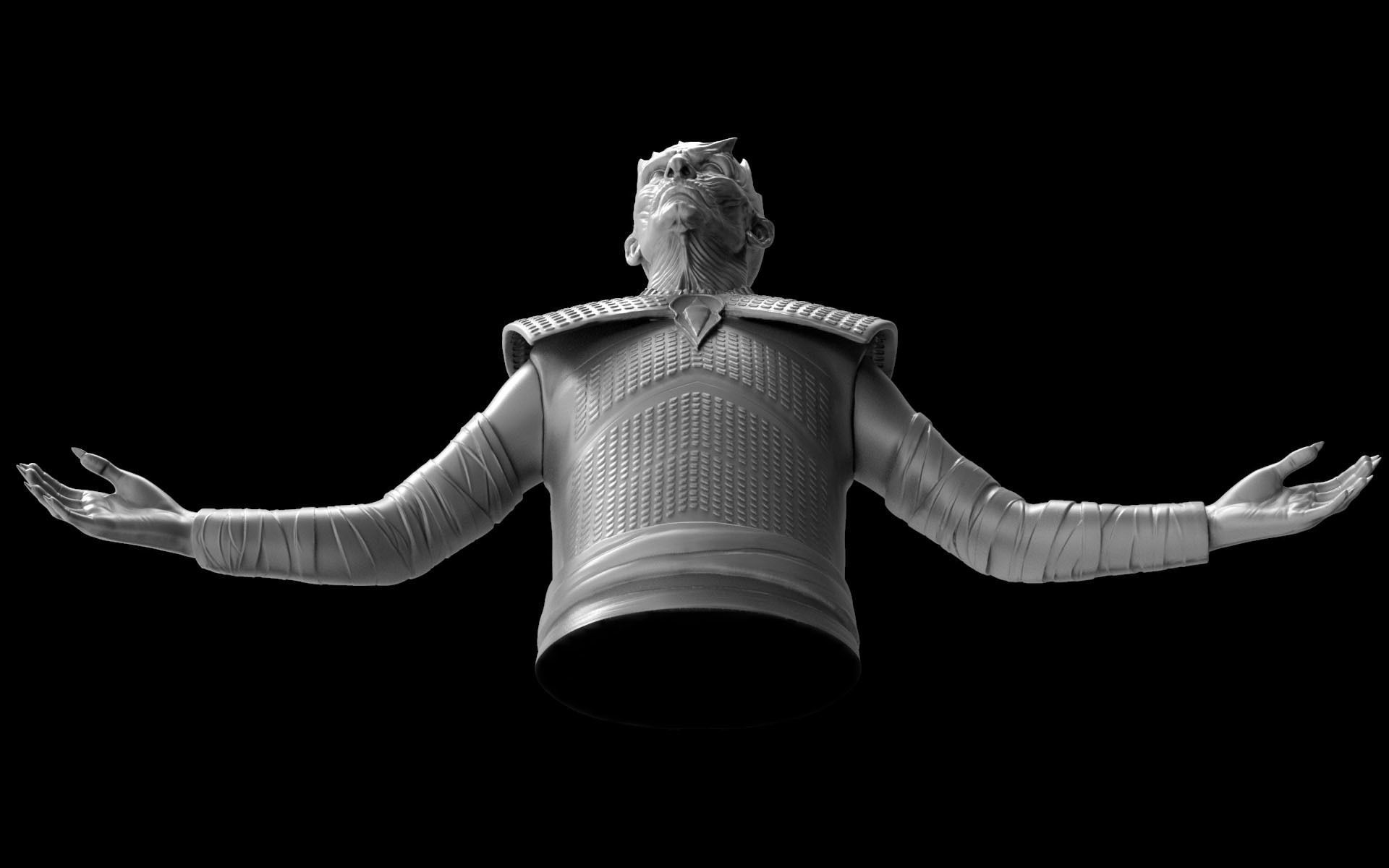 Night King Half Body - Game of Thrones 3D print model_5