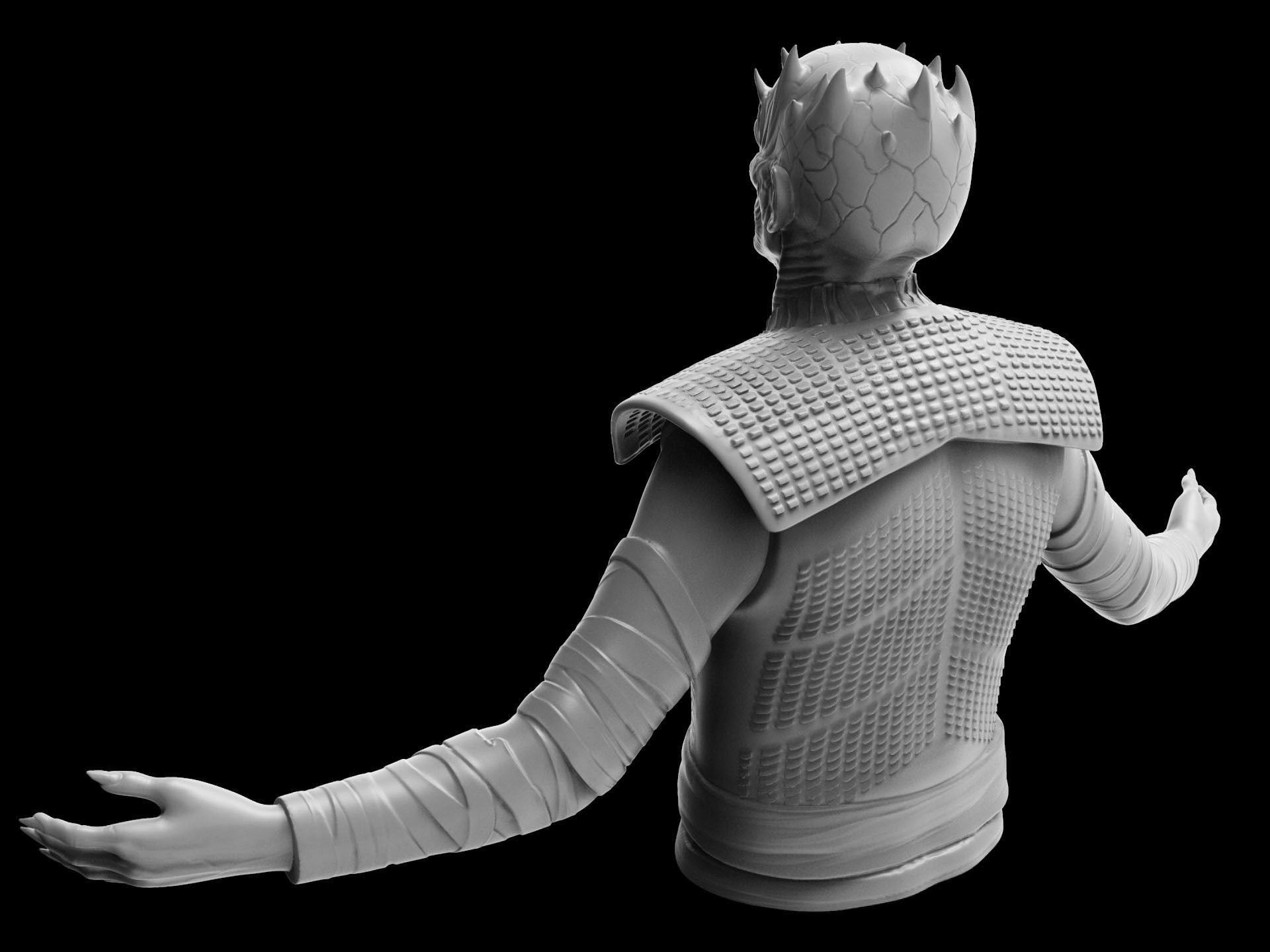 Night King Half Body - Game of Thrones 3D print model_3