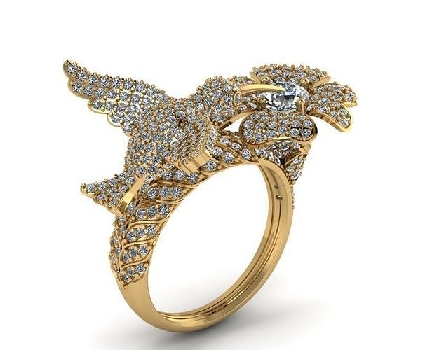 bird jewelry 3D print model