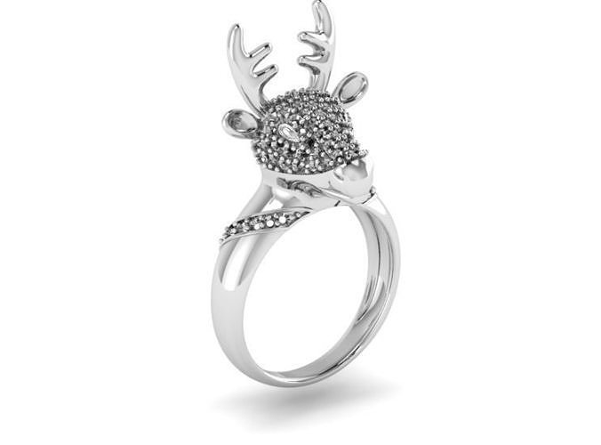 deer jewelry Free 3D print model