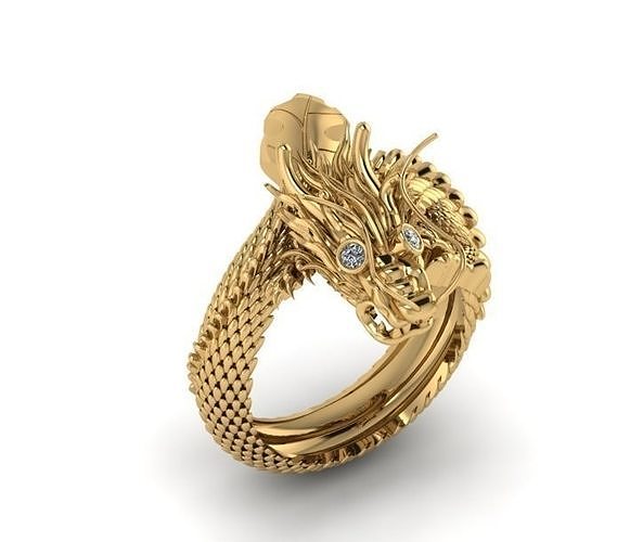 dragon jewelry 3D print model