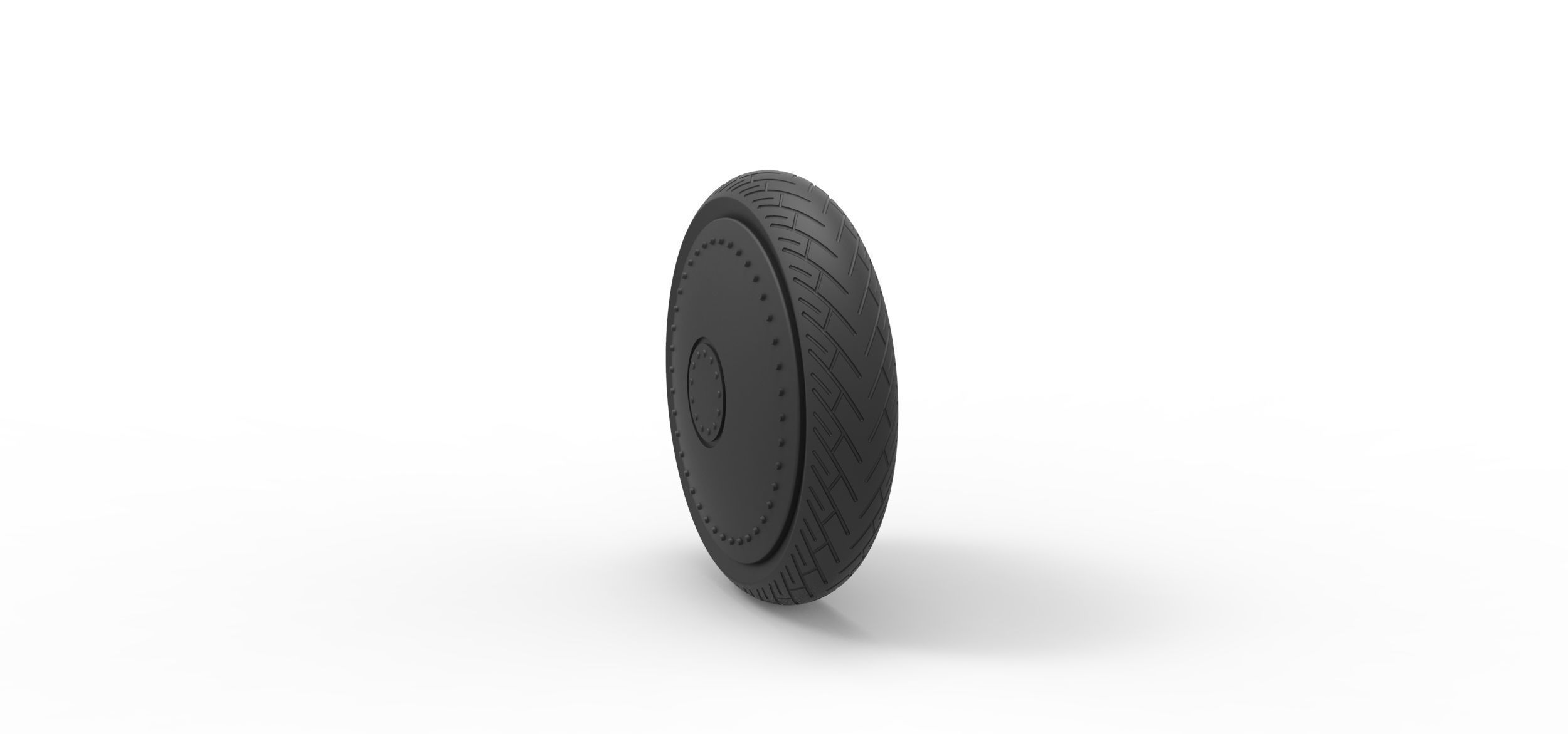  Car wheel 3 3D print model_1