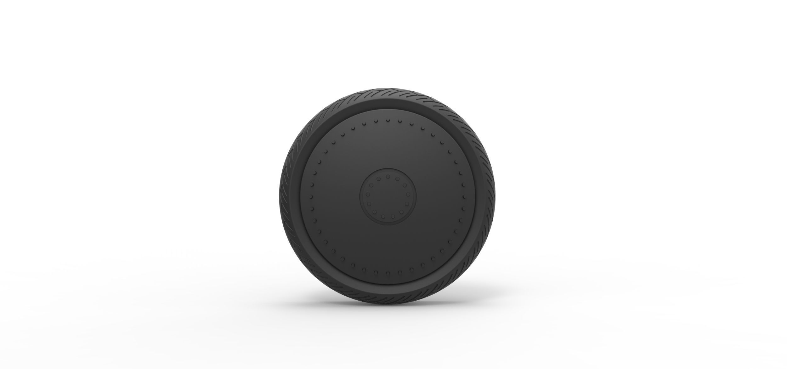  Car wheel 3 3D print model_4