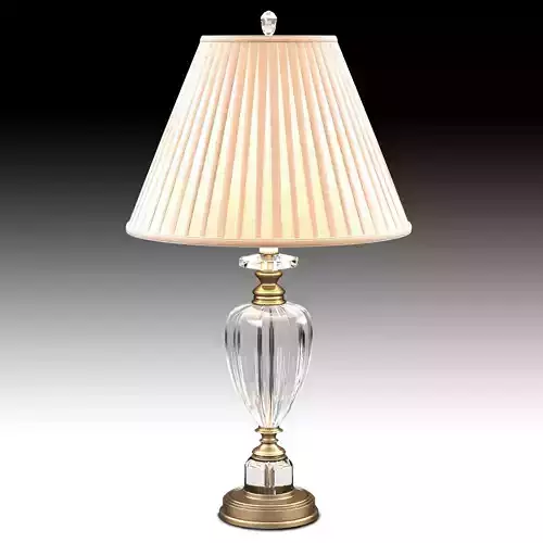 Griffiths and Griffiths 77826 solid crystal brass lamp