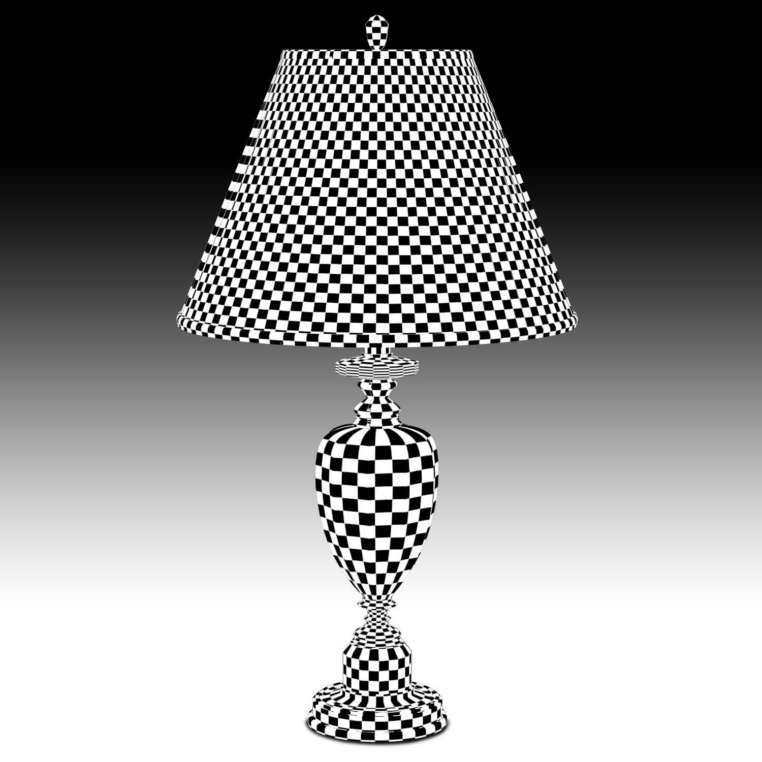 Griffiths and Griffiths 77826 solid crystal brass lamp 3D model_1