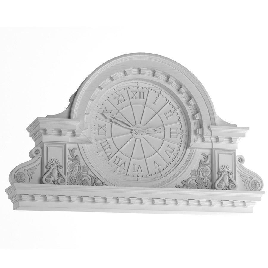 Front street clock Vray Corona 3D model_2