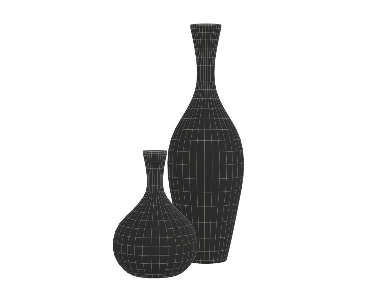 vases wavy vase 3D Model Collection_20