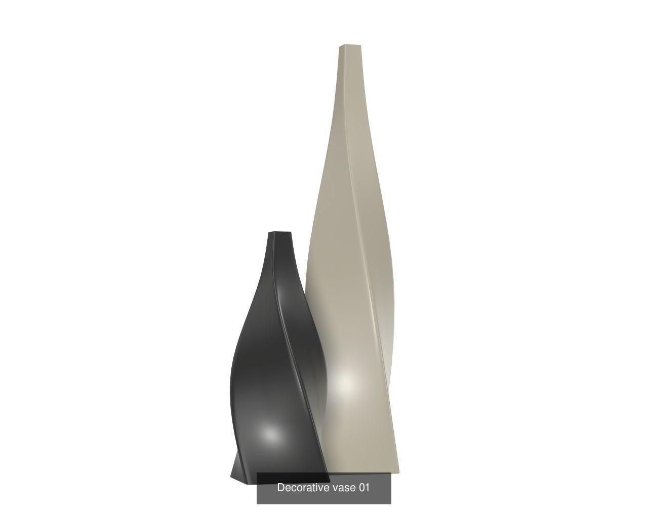 vases wavy vase 3D Model Collection_12