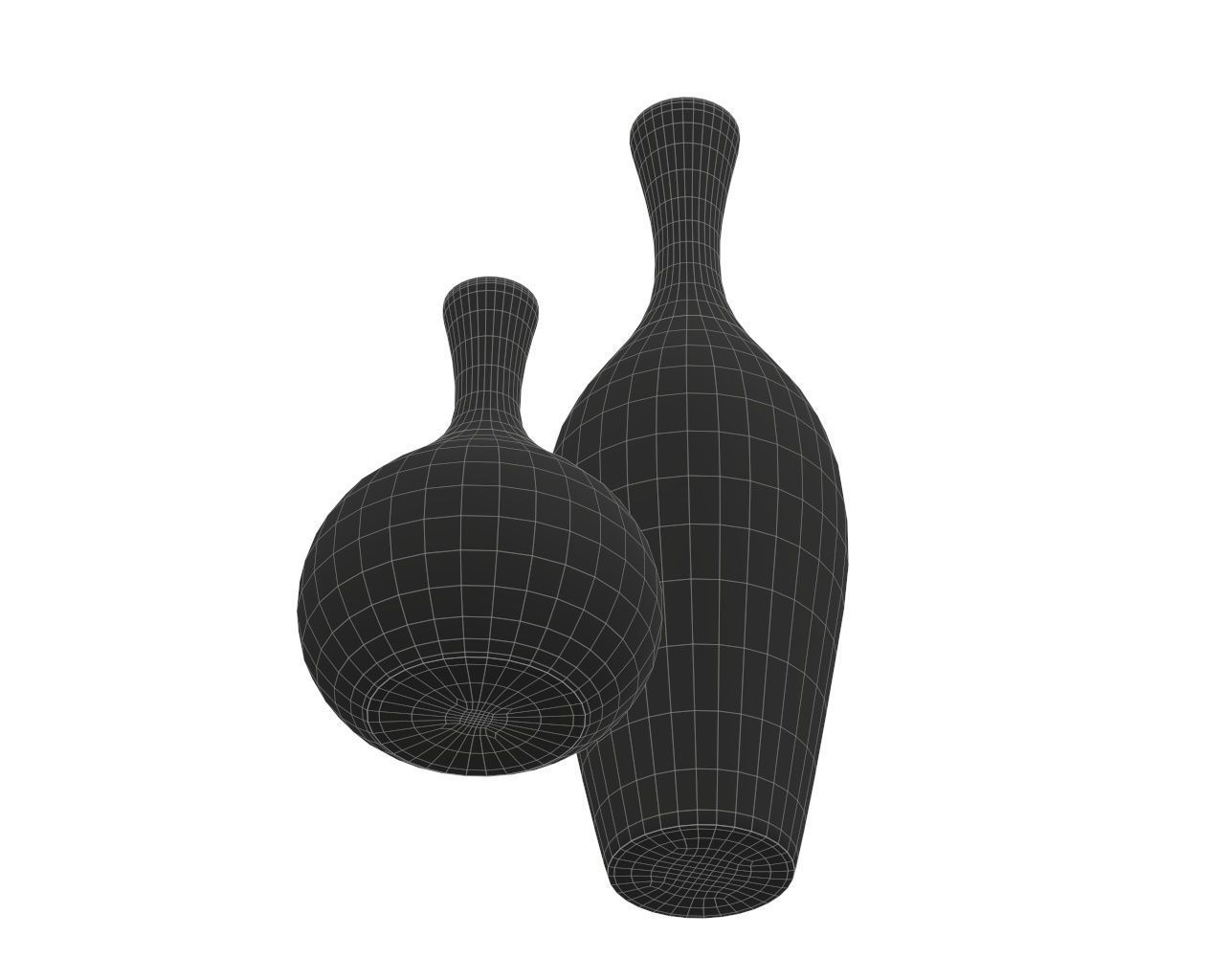 vases wavy vase 3D Model Collection_21