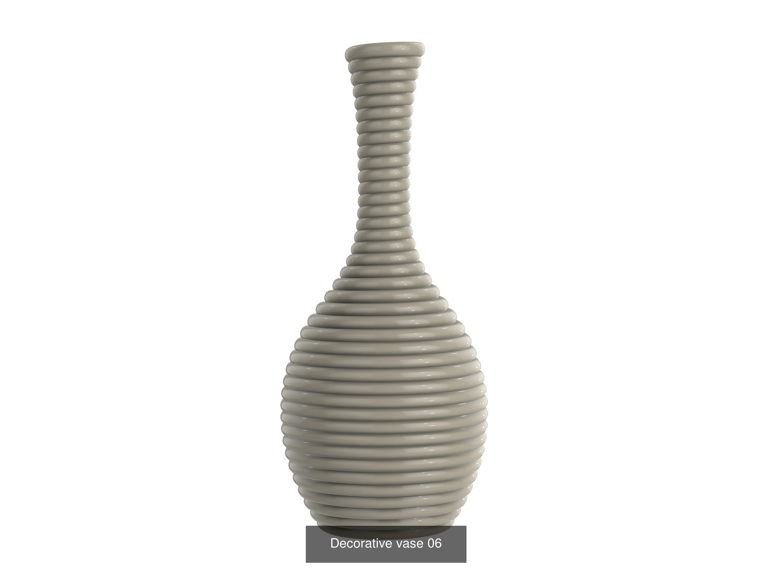 vases wavy vase 3D Model Collection_7