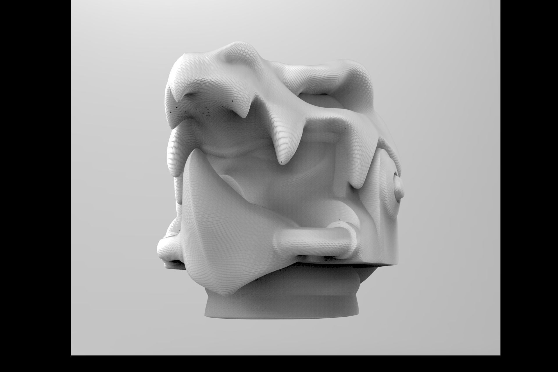 dragon space helmet 3D print model_2