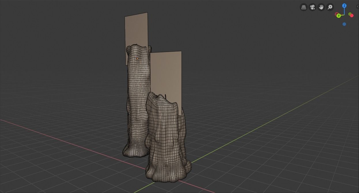 Candles Lowpoly Low-poly 3D model_9