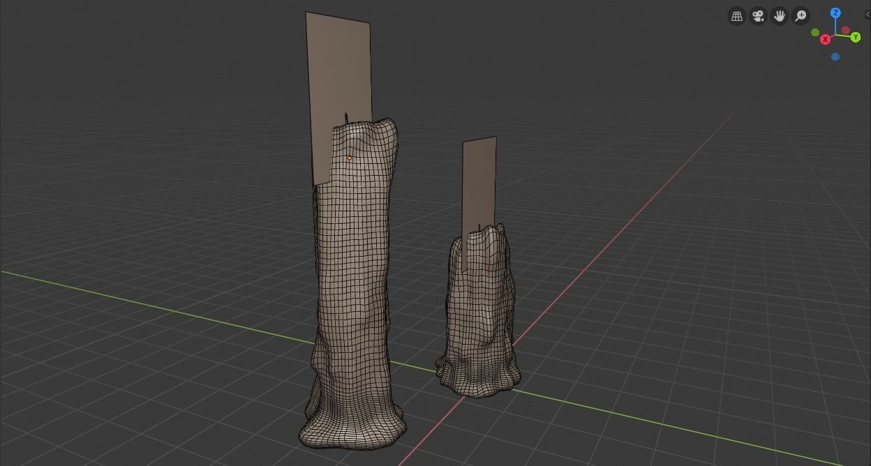 Candles Lowpoly Low-poly 3D model_7
