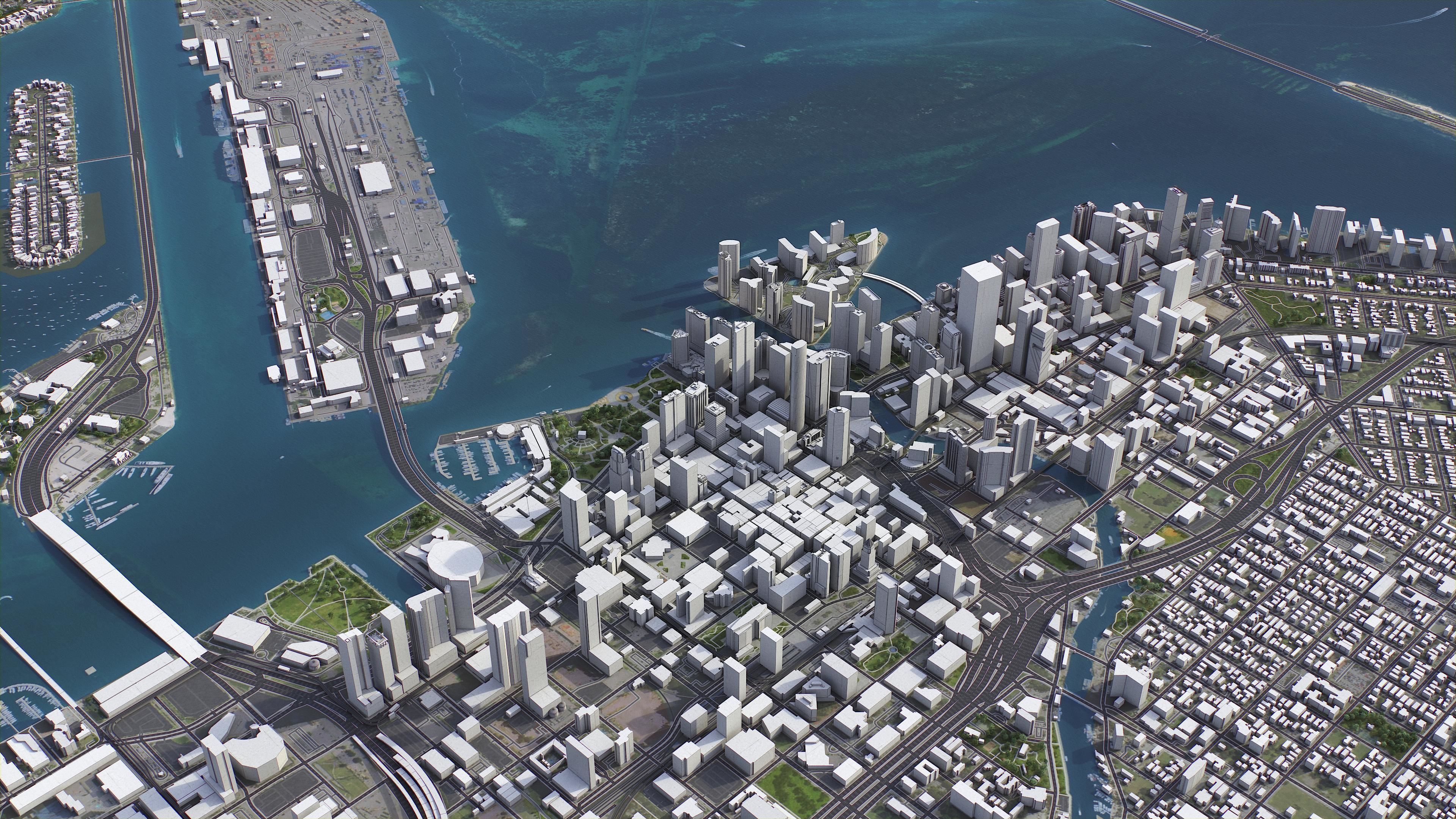 Miami Low-poly 3D model_20