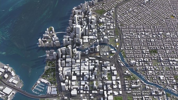 Miami Low-poly 3D model 6
