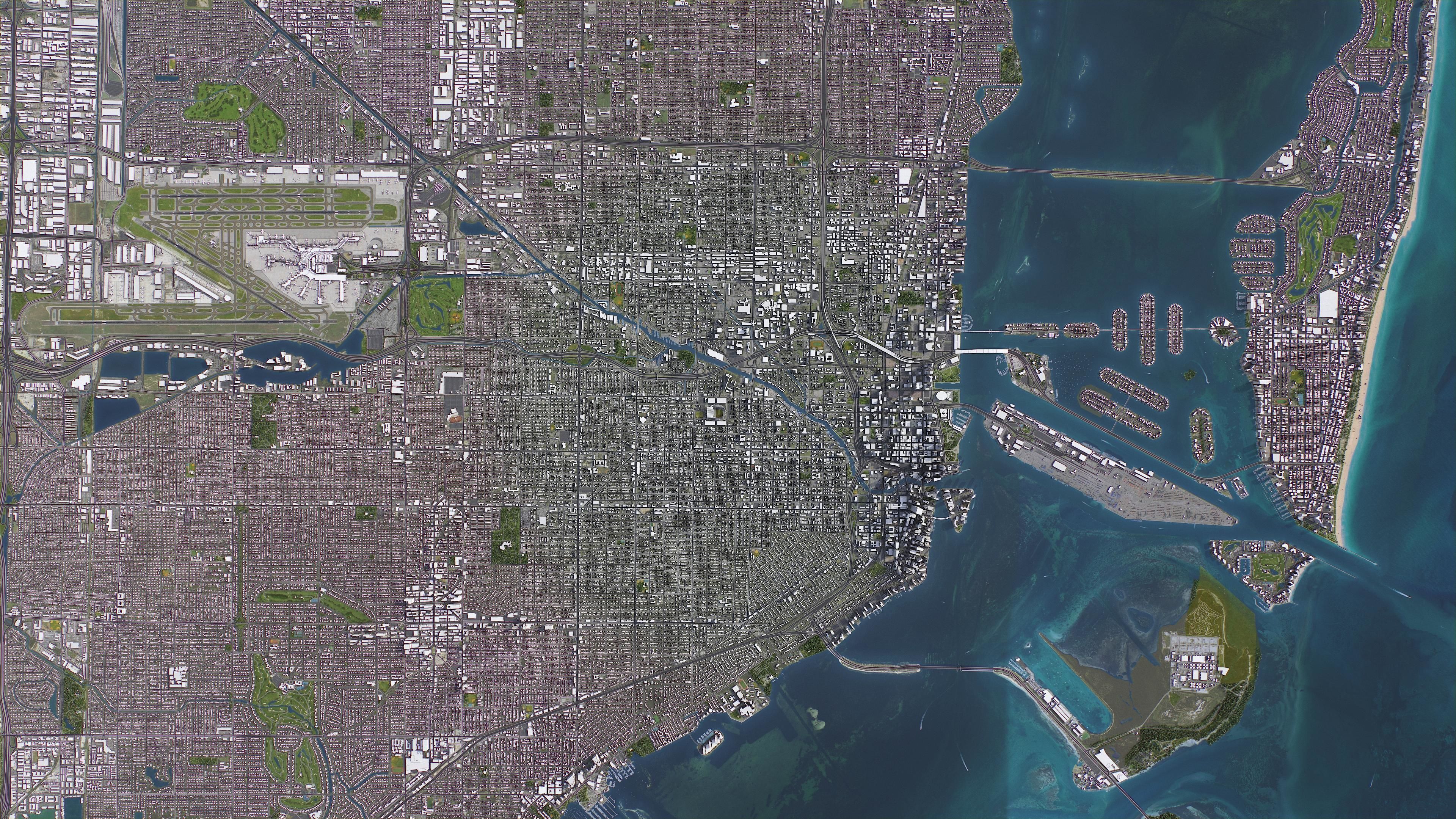 Miami Low-poly 3D model_11