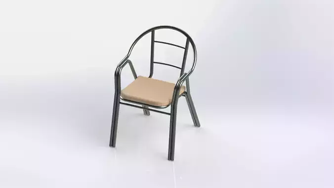 Steel Arm Chair