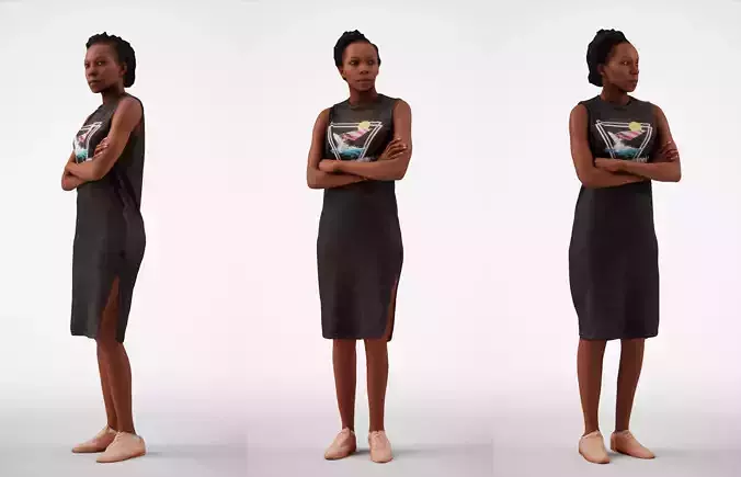 Caroline 02 Woman standing casual oufit arms crossed