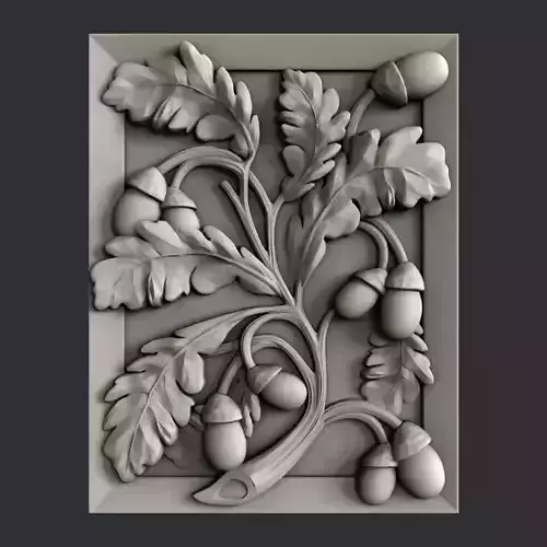 3d Models for 3d printer oak pano