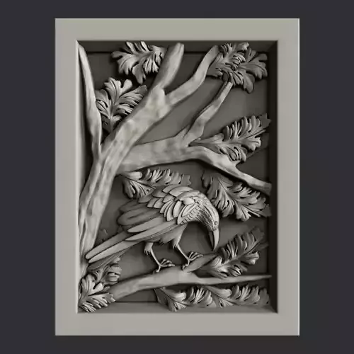 3d STL models for CNC router Raven