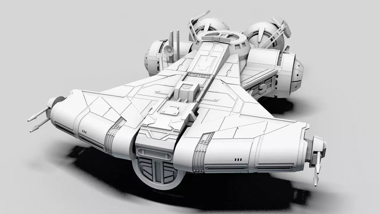 Star Wars Defender Class Light Corvette 3D model