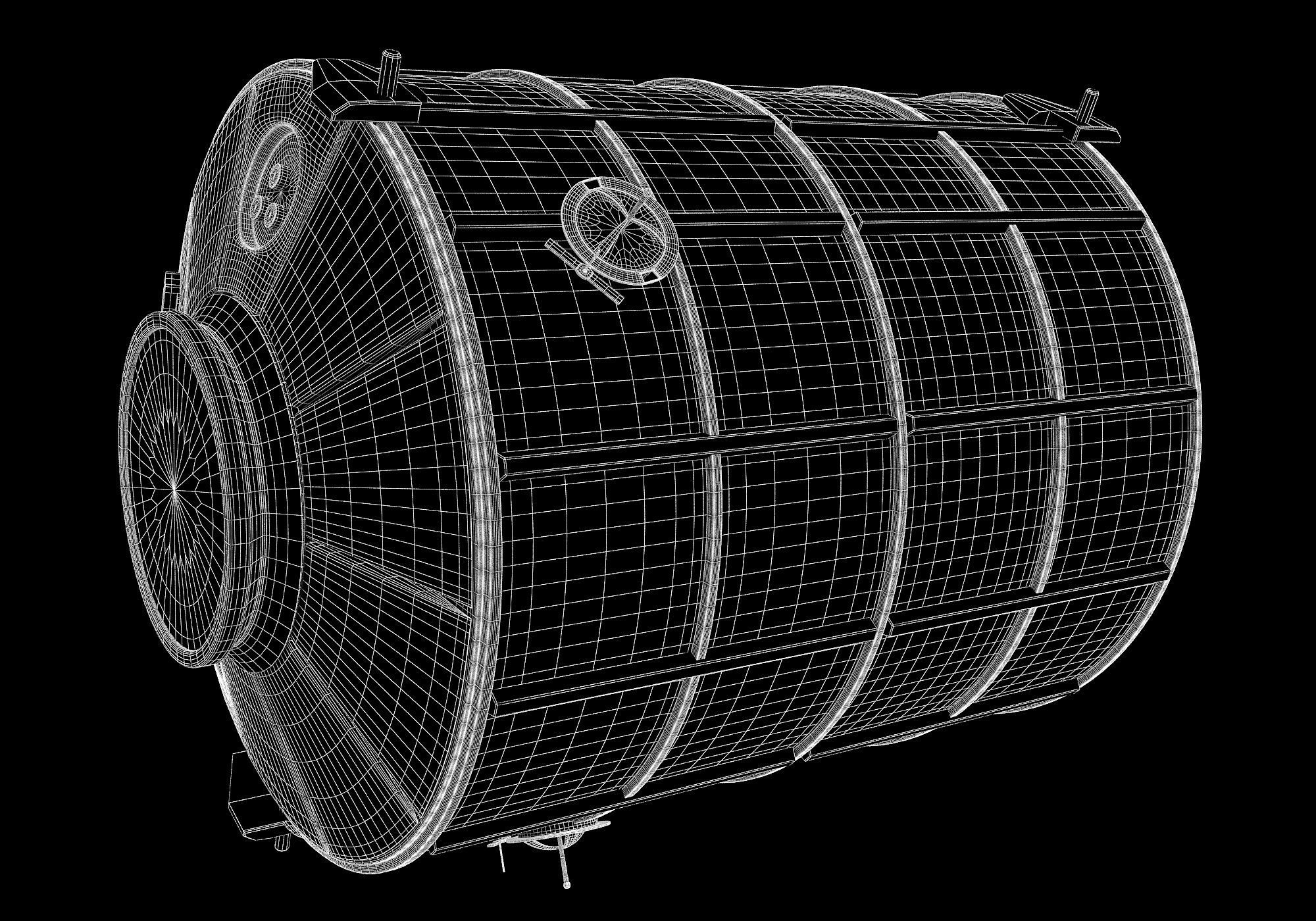 ISS Module Columbus 3D model_6