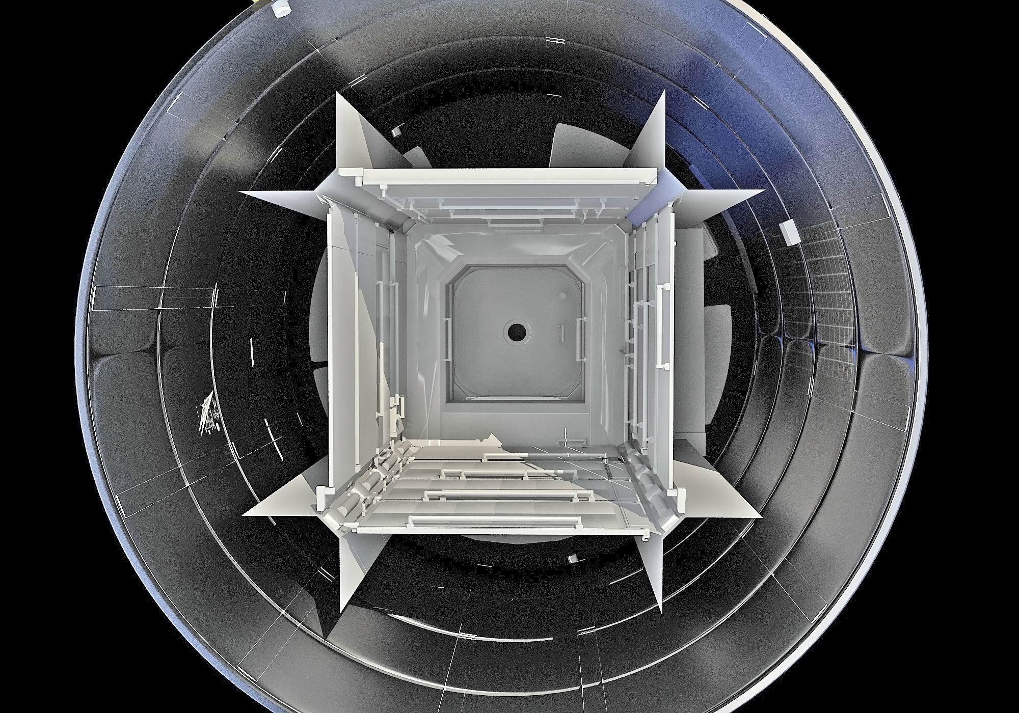 ISS Module Columbus 3D model_4