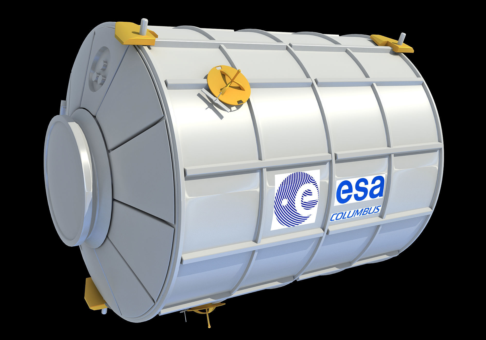ISS Module Columbus 3D model_2
