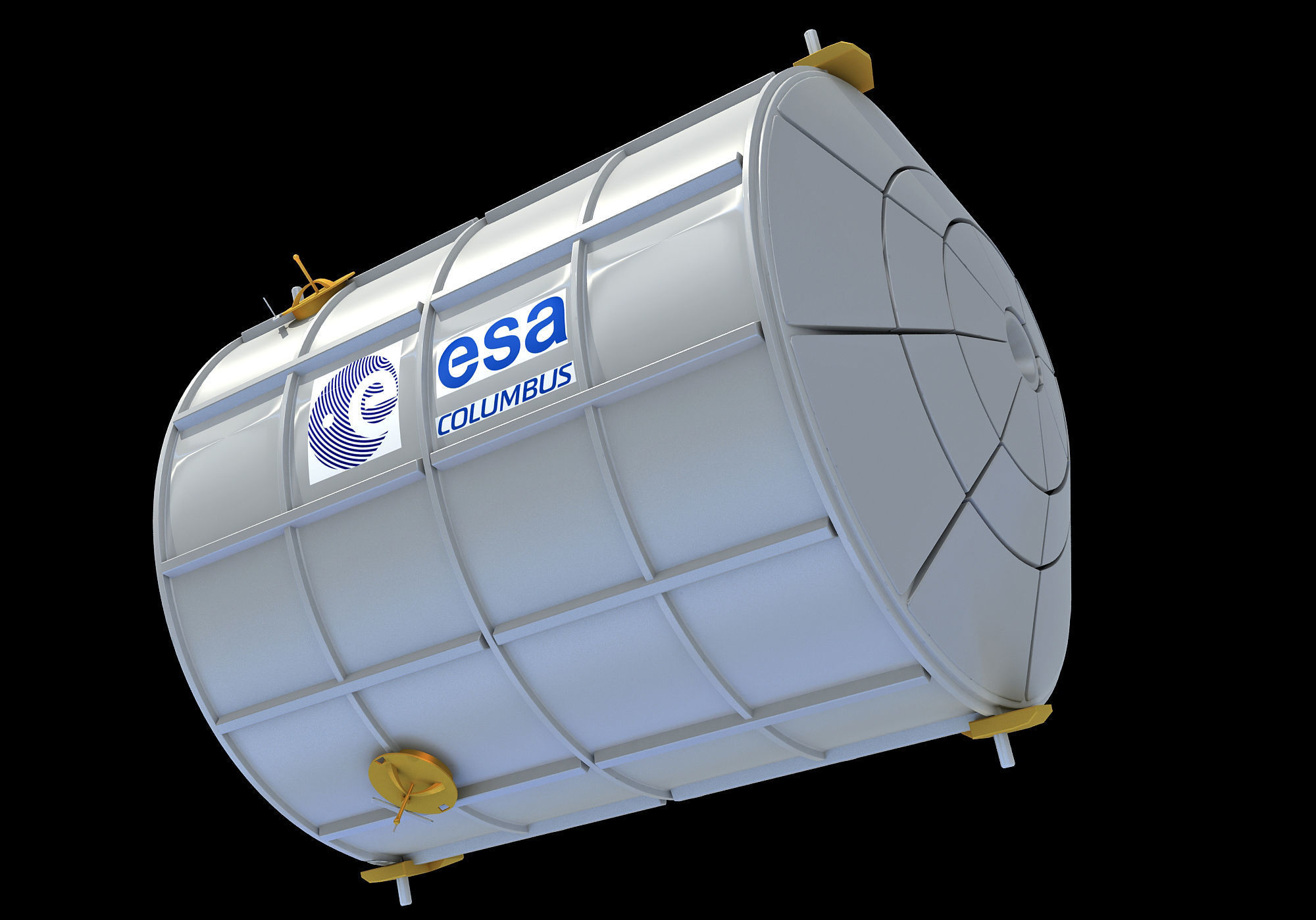 ISS Module Columbus 3D model_3