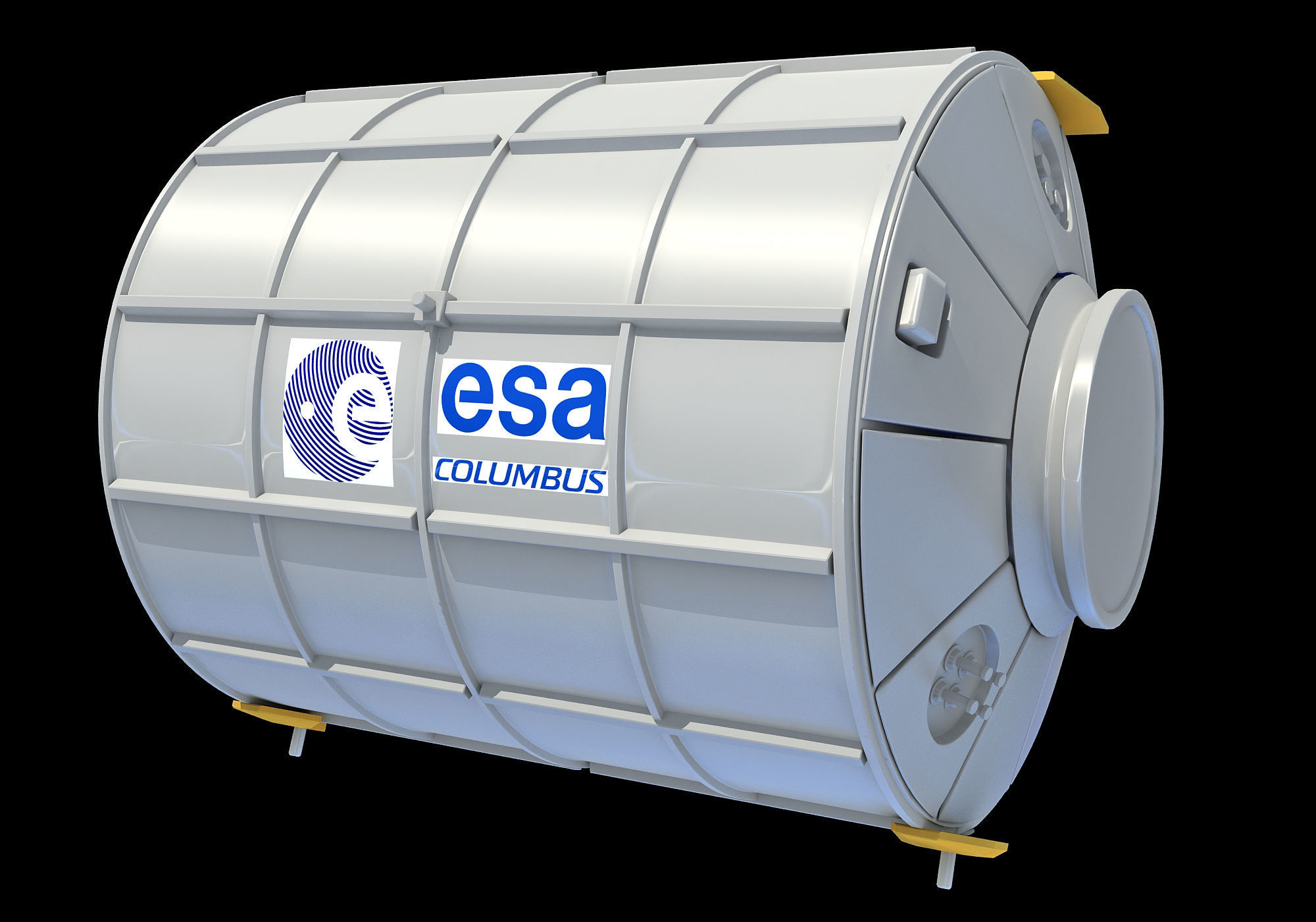 ISS Module Columbus 3D model_1