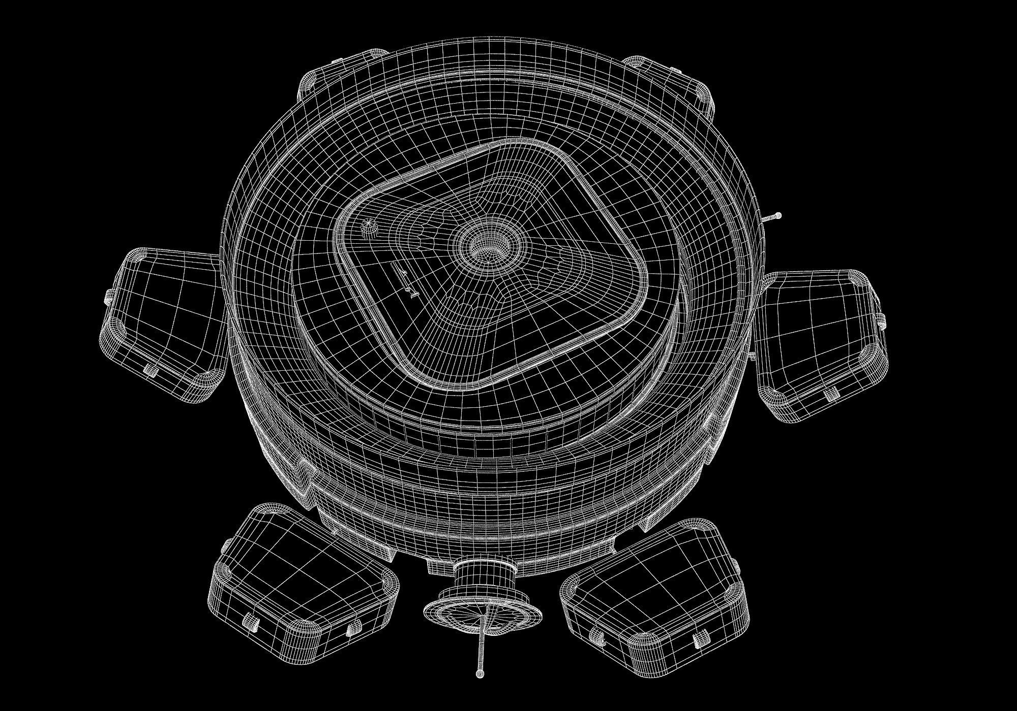 Cupola ISS Module 3D model_9