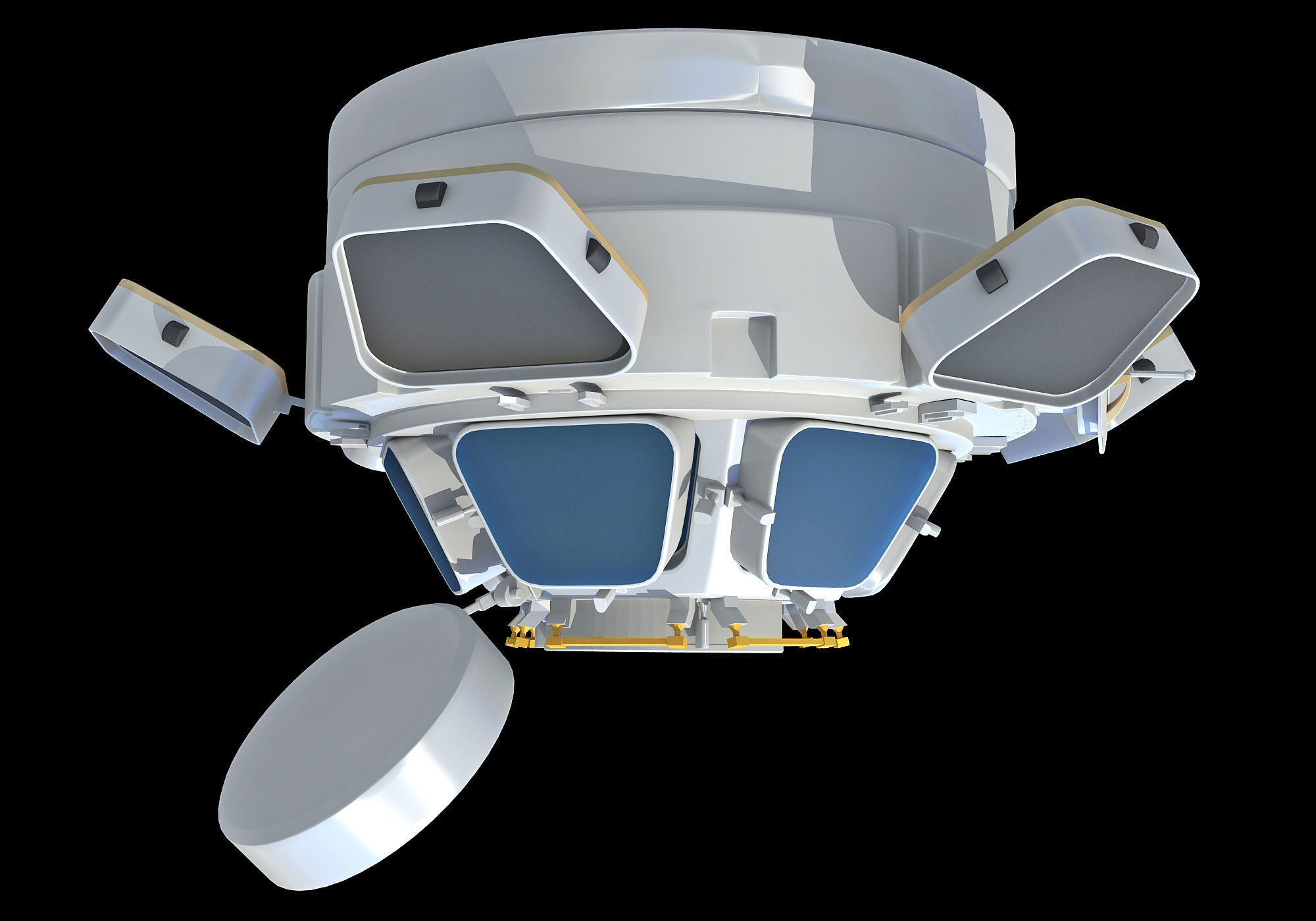 Cupola ISS Module 3D model_2