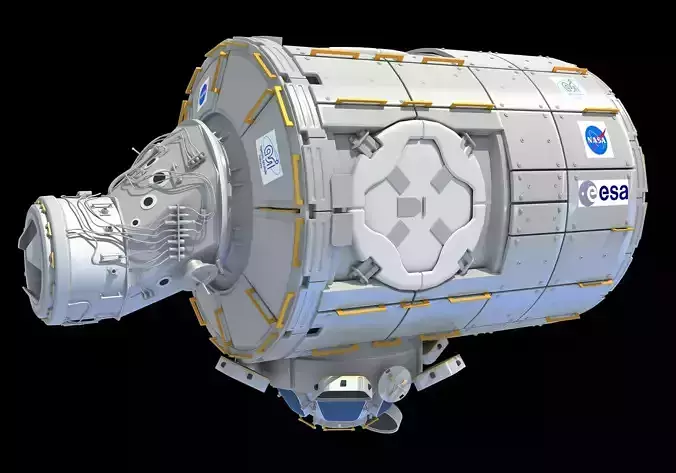 Harmony ISS Module 3D model