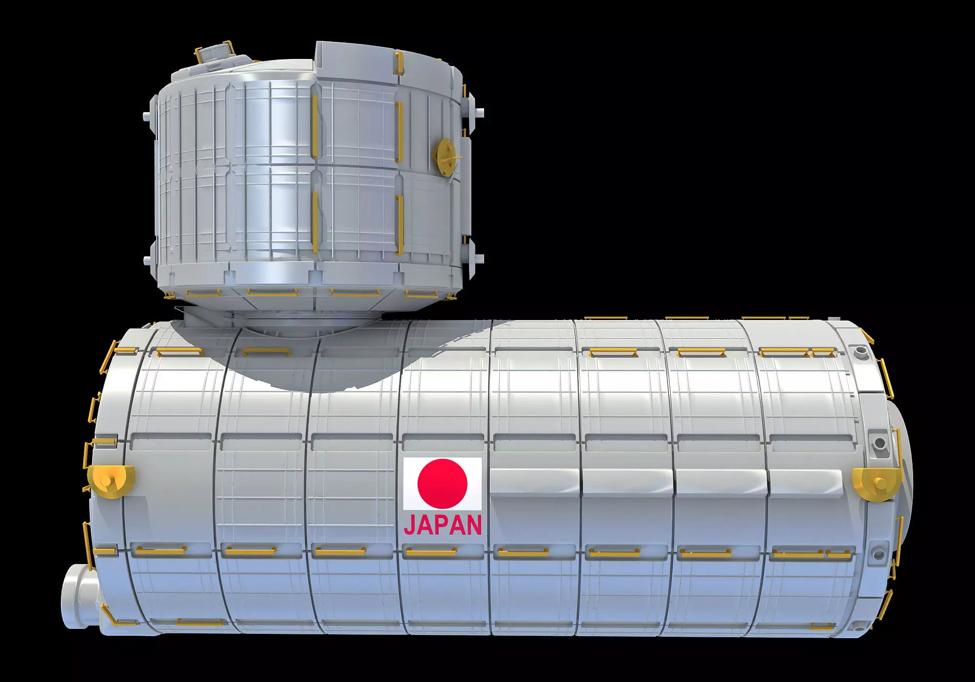 Japanese Experiment Module JEM Kibo 3D model