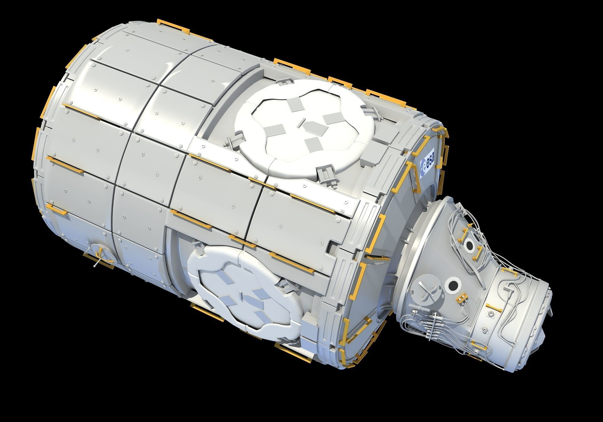 Tranquility Node 3 ISS Module 3D model_6