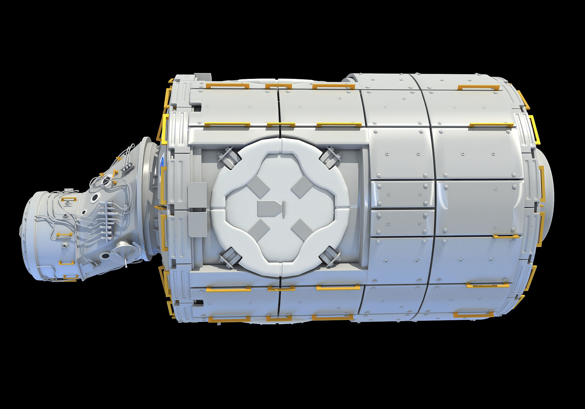 Tranquility Node 3 ISS Module 3D model_1