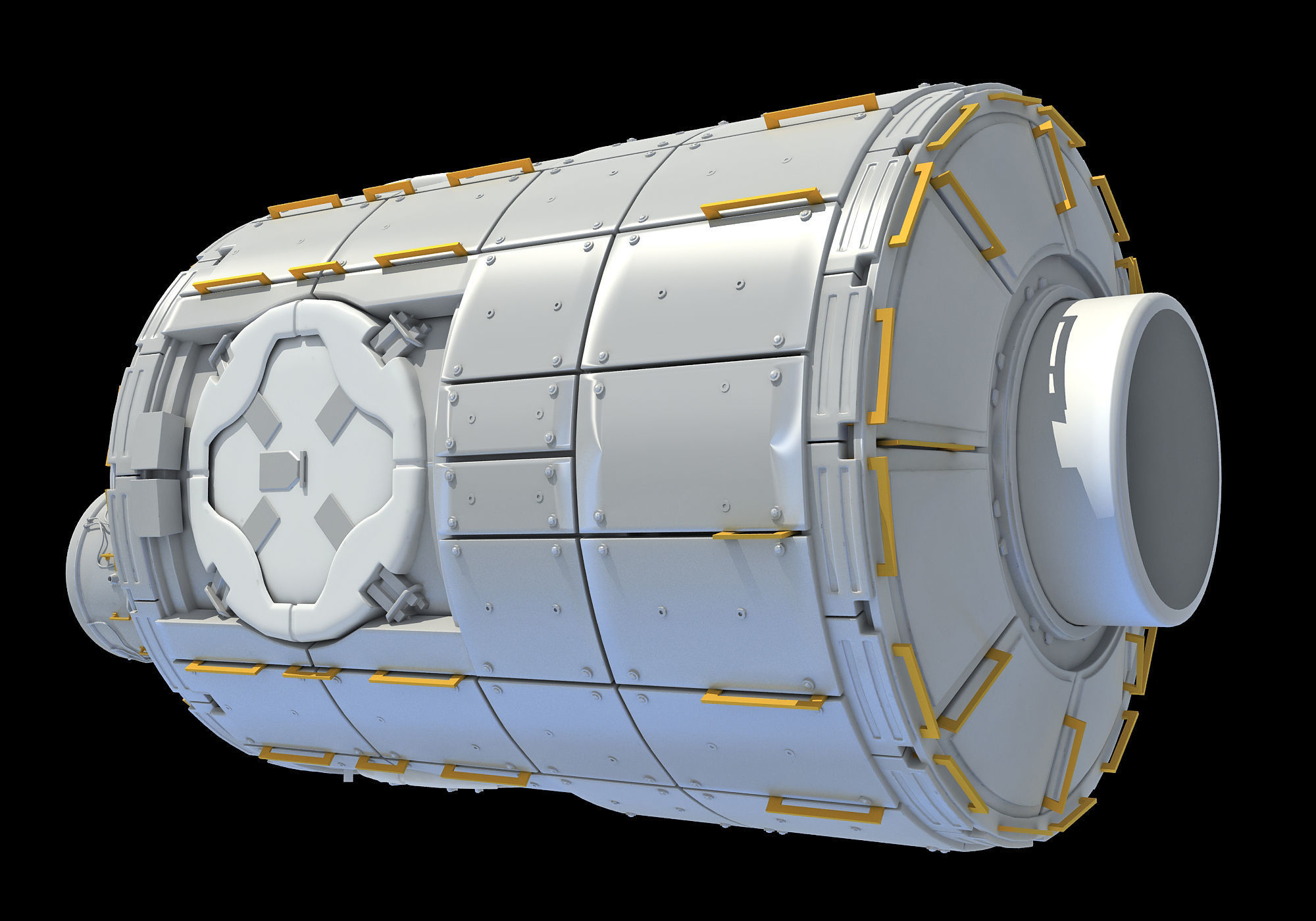 Tranquility Node 3 ISS Module 3D model_2