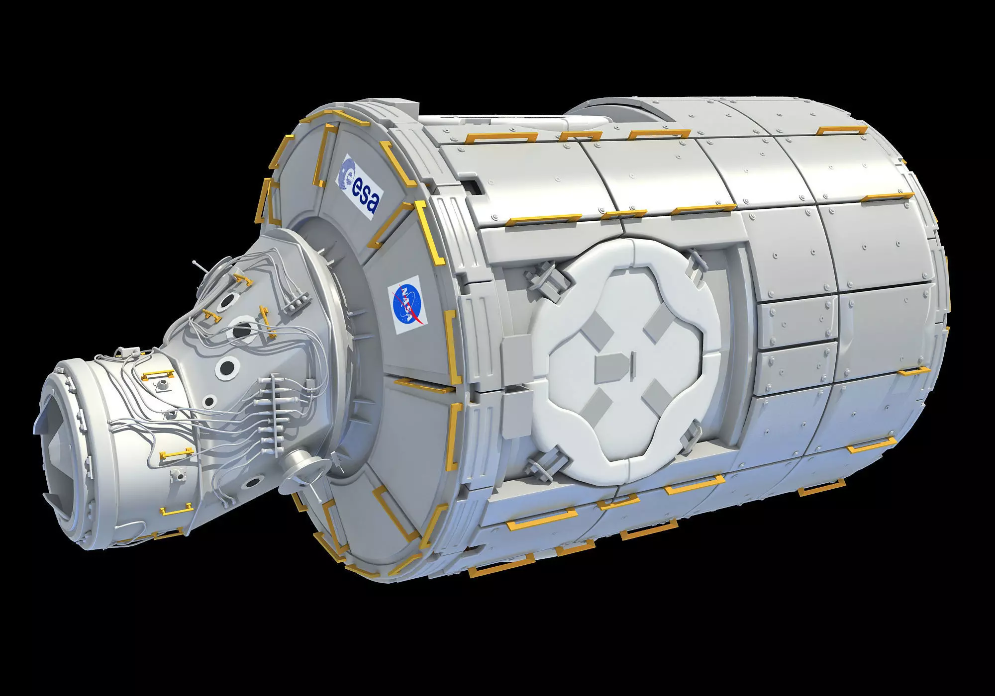 Tranquility Node 3 ISS Module 3D model_0