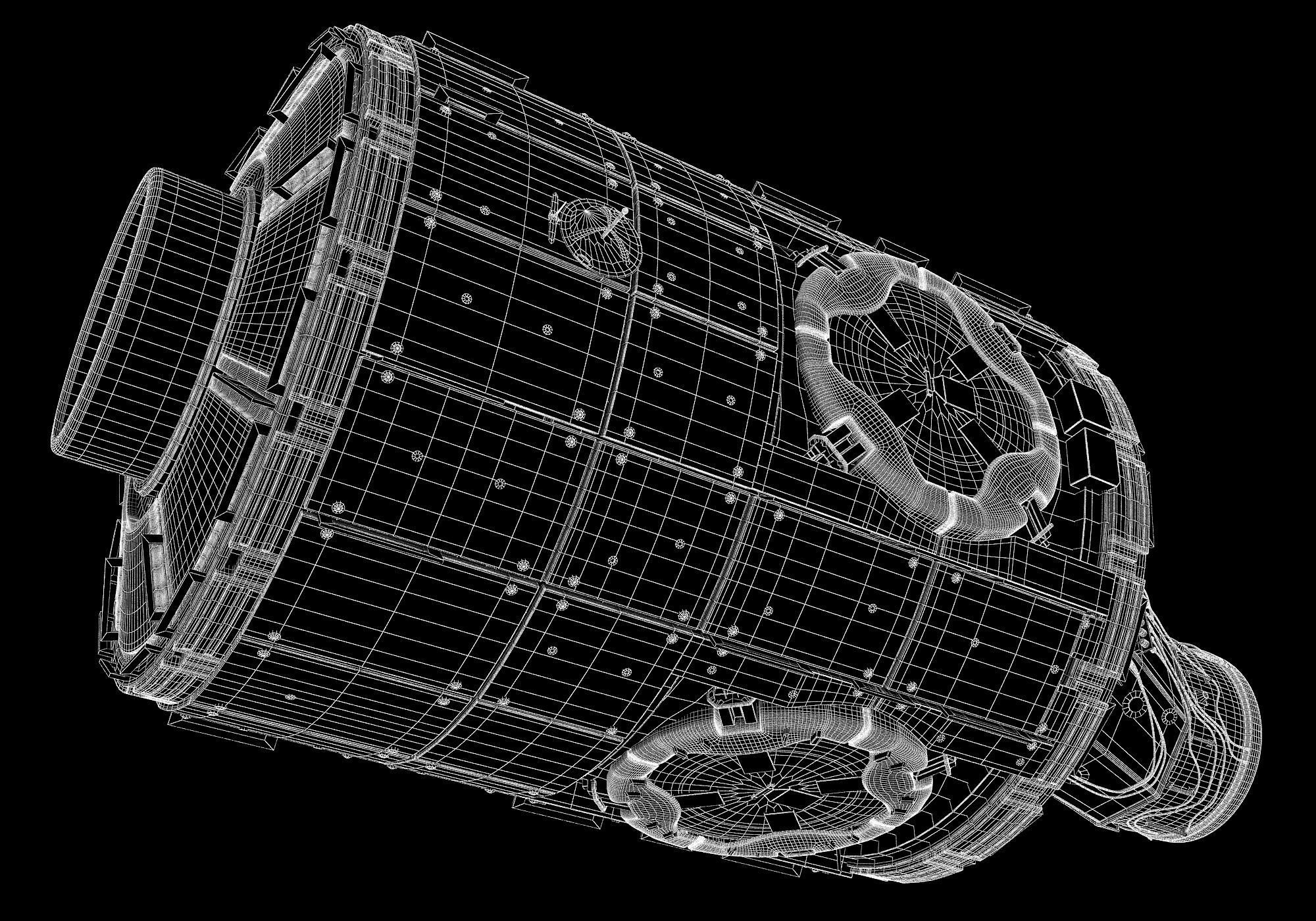 Tranquility Node 3 ISS Module 3D model_9
