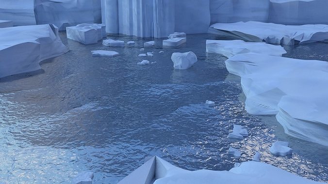 snow continent Free 3D model