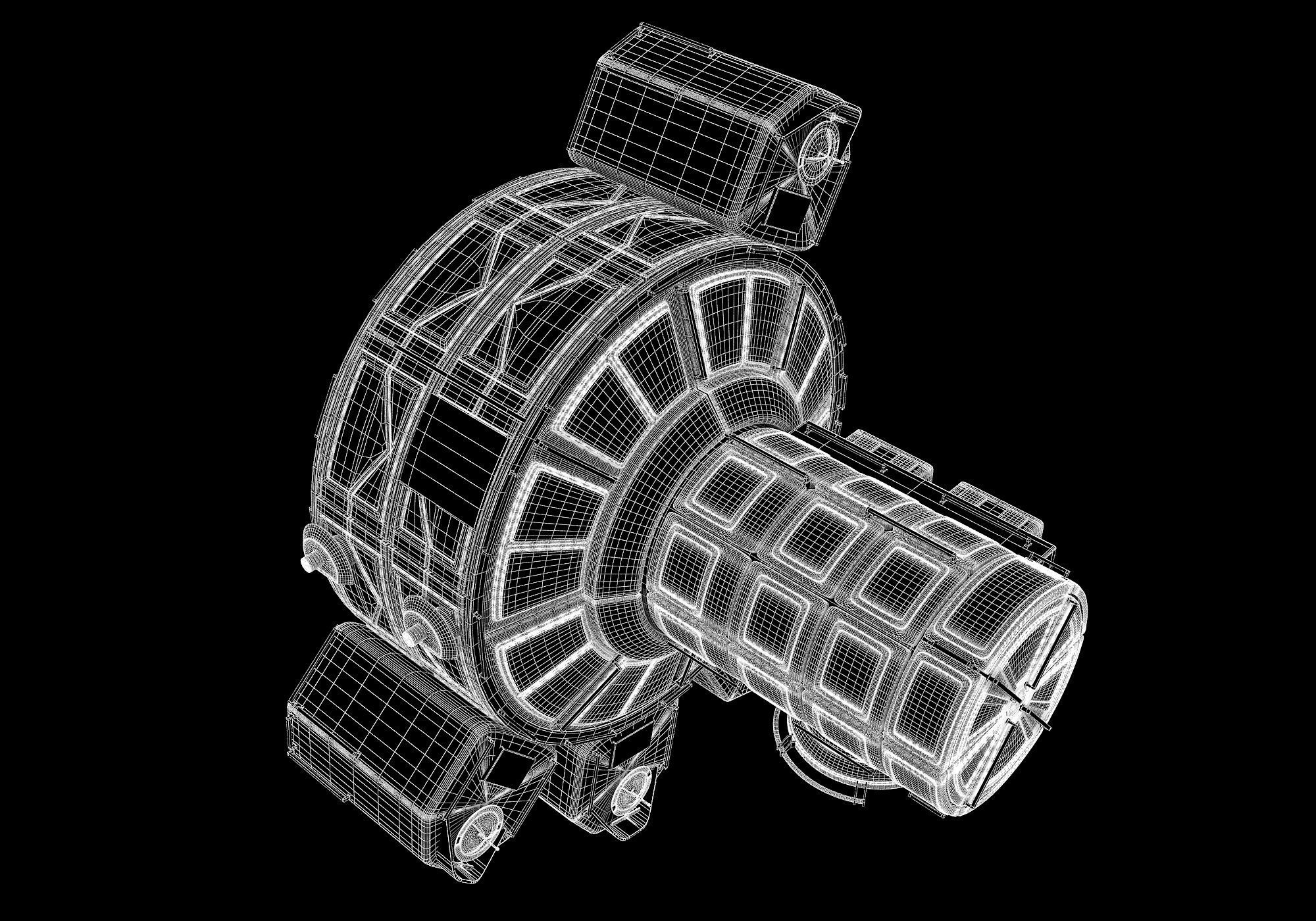 Quest Joint Airlock ISS Module 3D model_10