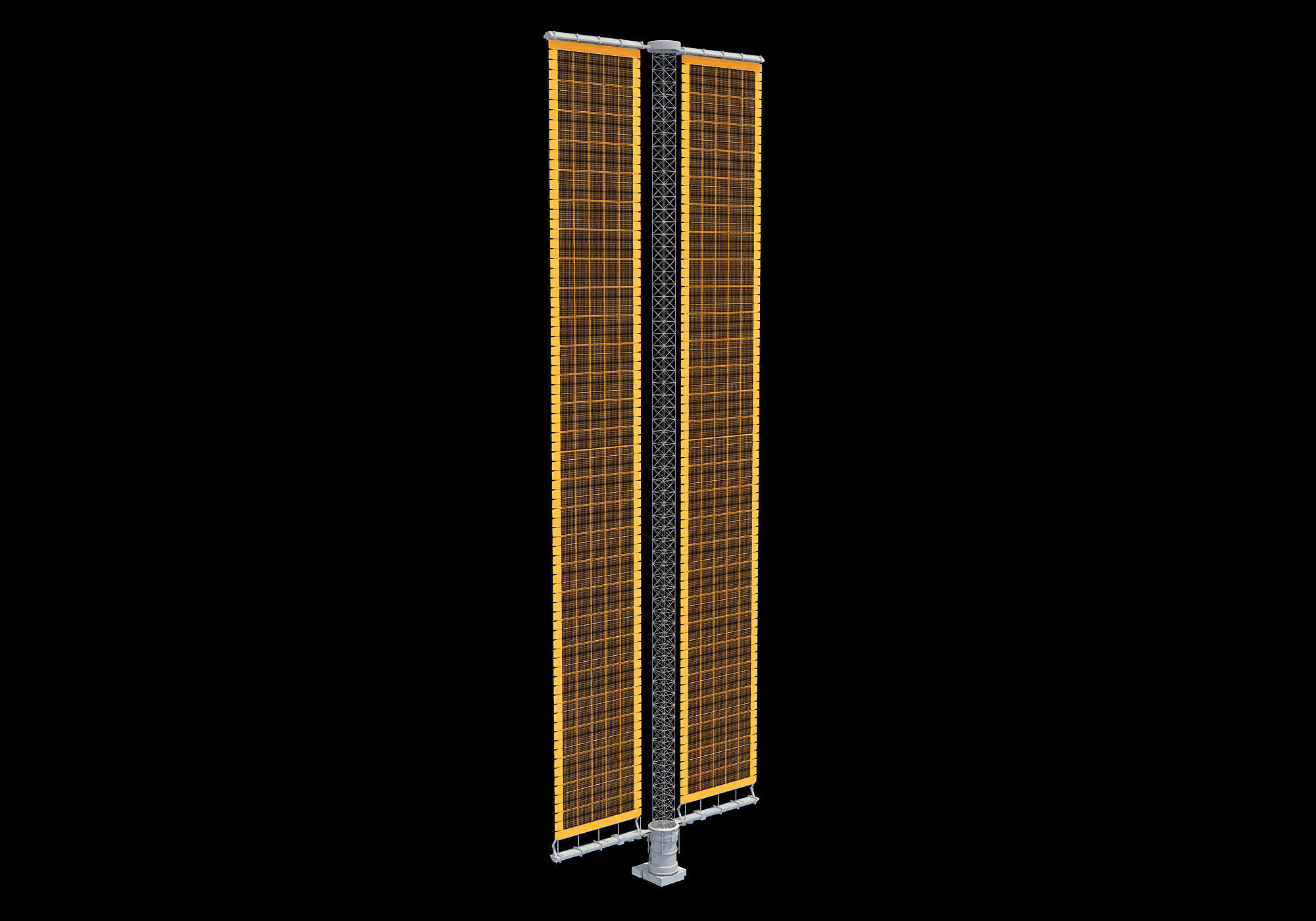 Solar Array Panel ISS 3D model_3