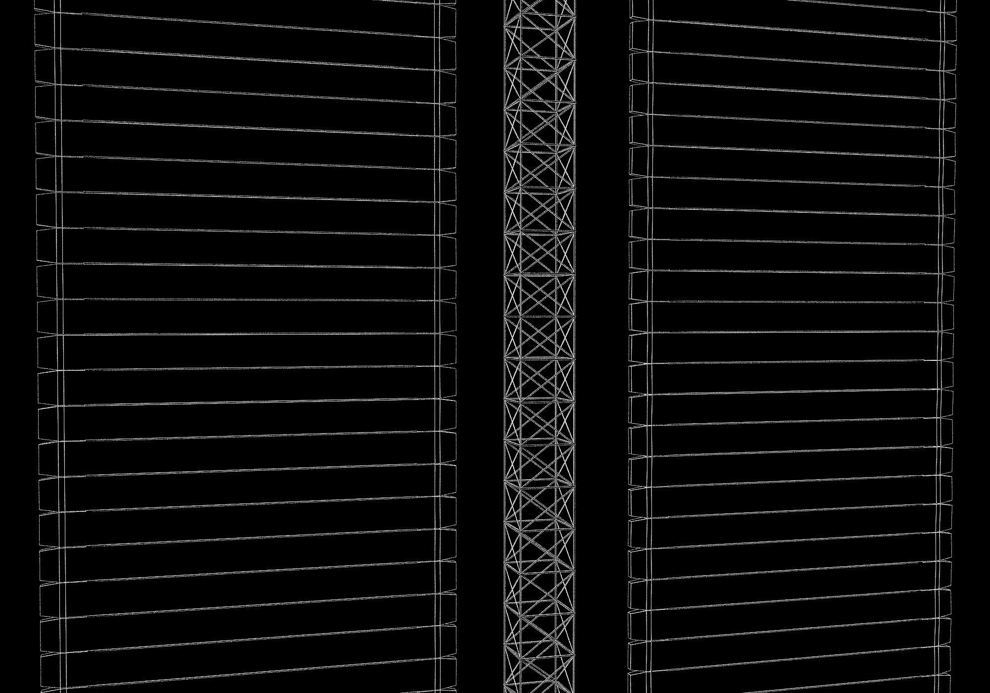 Solar Array Panel ISS 3D model_7