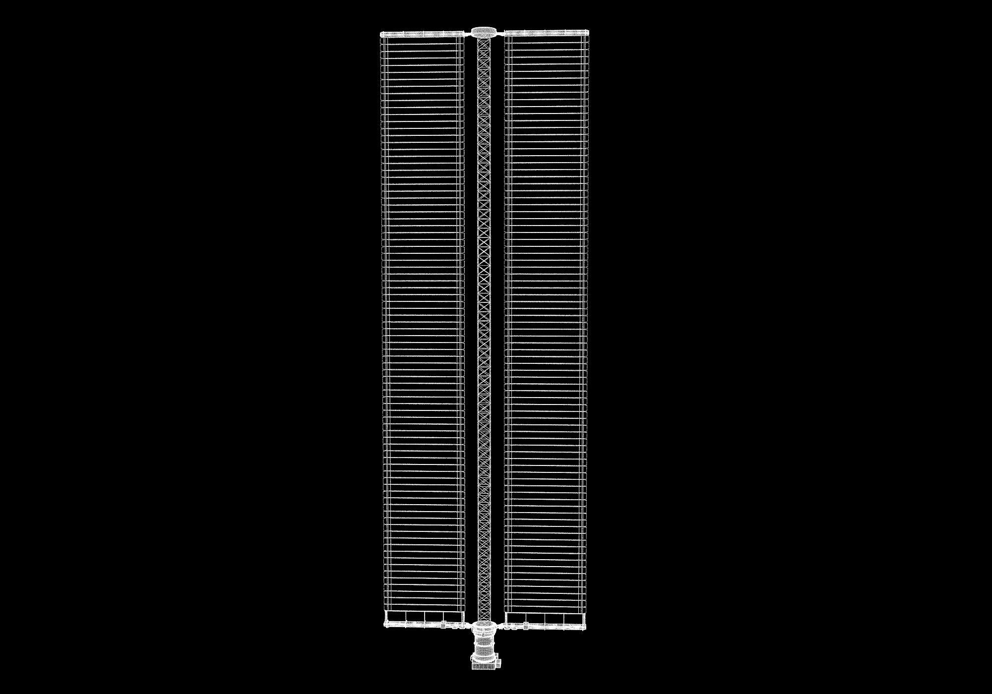 Solar Array Panel ISS 3D model_5