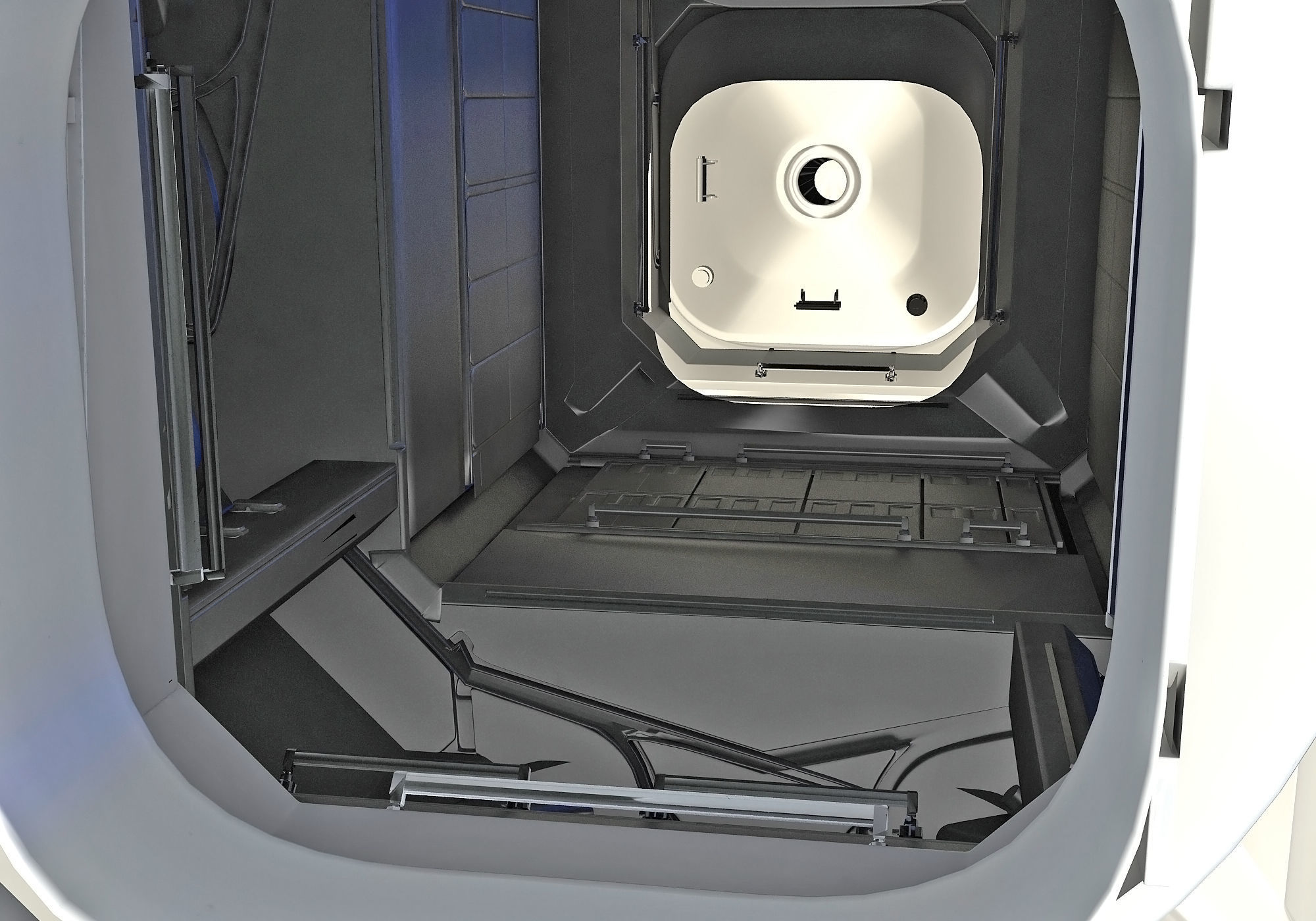 Unity Node 1 ISS International Space Station 3D model_7