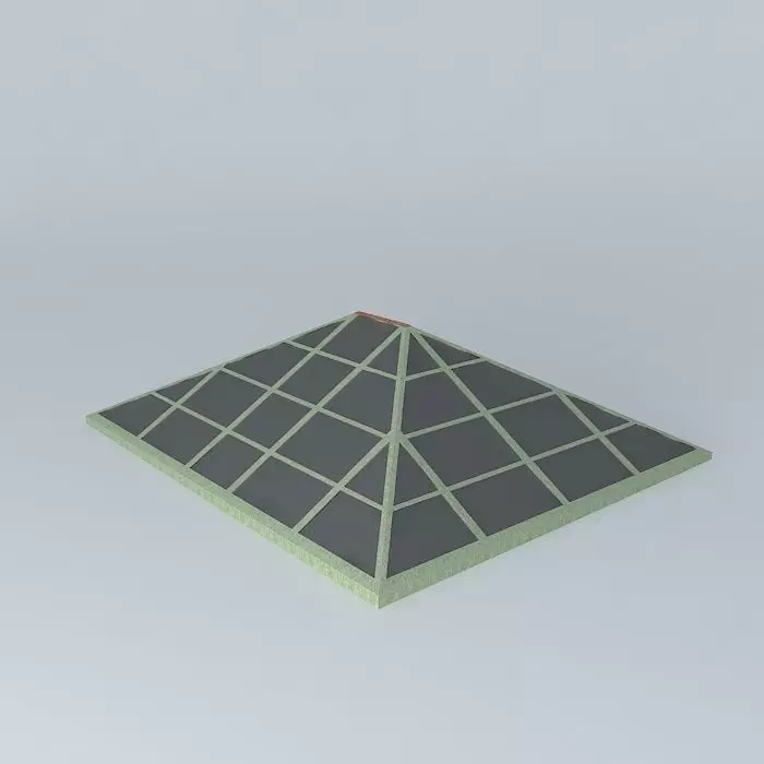 Skylite pyramid Free 3D model_0