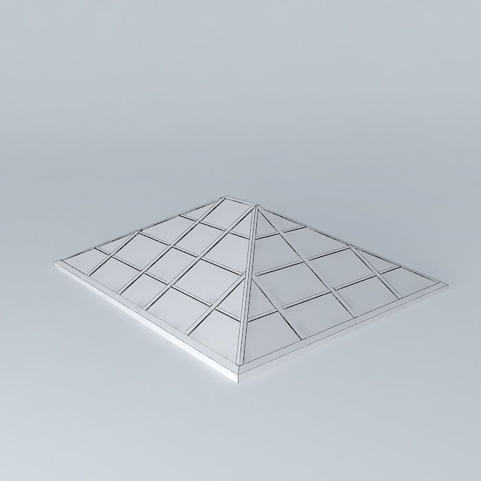Skylite pyramid Free 3D model_4