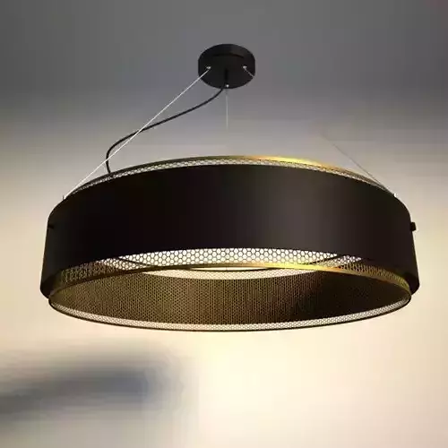 Black and gold chandelier 